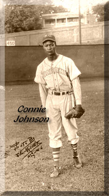 old photo of Kansas City Monarchs pitcher Connie Johnson