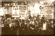 photo of a labor rally