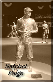 photo of Satchel Paige statue